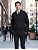 Men's Casual Zip-Up Knitted Cardigan Sweater with Stand Collar