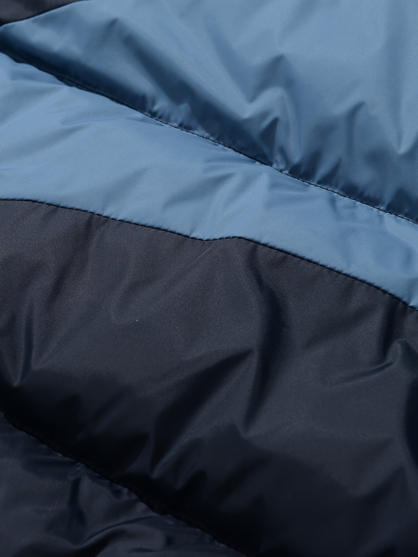 Men's Insulated Winter Jacket with Removable Hood & Thickened Lining - Dark Green/Black Color-Block Design, Zippered Pockets, Full-Zip Closure, Polyester Shell & Insulation for Casual Outdoor & Casual Attire - Cold Weather Co