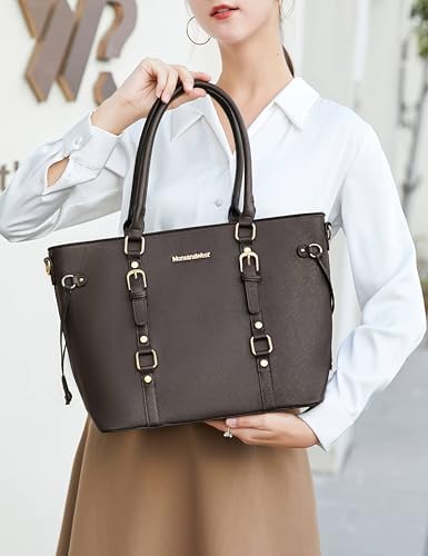 Women’s 3-Piece Tote Bag and Wallet Set – Stylish Shoulder Satchel