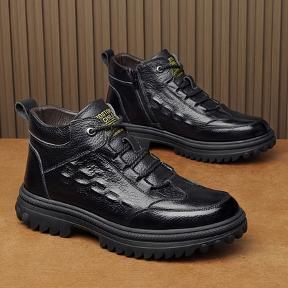 Բարձրակարգ փափուկ, տաք, ձմեռային կոշիկներ՝ բնական կաշվից