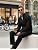 Men's Casual Zip-Up Knitted Cardigan Sweater with Stand Collar