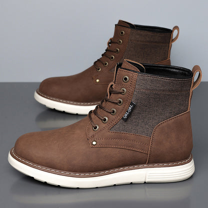 Men's British Style Soft Sole Business Casual Leather Boots