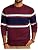 Men's Striped Crewneck Pullover Sweater by PJ PAUL JONES