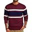 Men's Striped Crewneck Pullover Sweater by PJ PAUL JONES