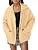Women's Oversized Faux Leather Jacket for Fall & Winter