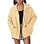 Women's Oversized Faux Leather Jacket for Fall & Winter
