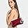 Y2K Faux Leather Crossbody Purse with Cherry Pendant