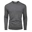 Men's Lightweight Crewneck Sweatshirt with Geometric Texture