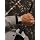 Men’s Luxury Stainless Steel Quartz Watch with Leather Strap
