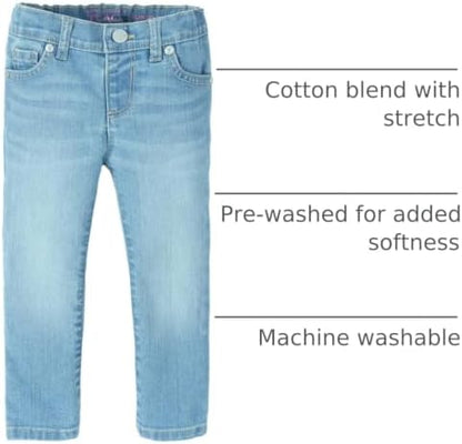 Girls Super Skinny Jeans in Victory Blue Wash, Size 4