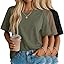 Women's Cotton Oversized Half Sleeve Crew Neck Tees - 3 Pack