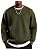 Men's Lightweight Crewneck Sweatshirt with Geometric Texture