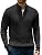 Men’s Quarter Zip Cable Knit Pullover Sweater