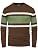 Men's Striped Crewneck Pullover Sweater by PJ PAUL JONES