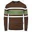 Men's Striped Crewneck Pullover Sweater by PJ PAUL JONES