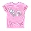 Girls Unicorn Birthday Shirt Toddler Party Tee 1-7 Years