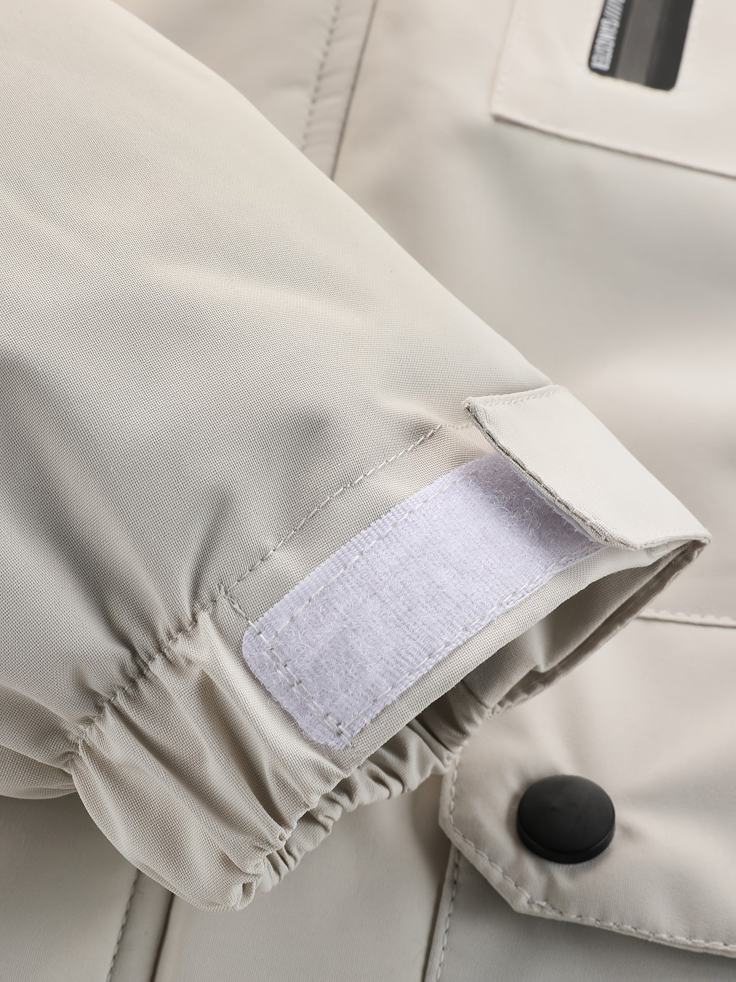 Men'S Heavy-Duty Winter Jacket with Fur-like Hood Collar - Thermal Insulated Cold Weather Coat, Full-Zip Front, Zippered Pockets - Beige/ for Everyday & Formal Outfits - Non-Stretch Outer Shell, Outdoor Outerwear, Casual Styl