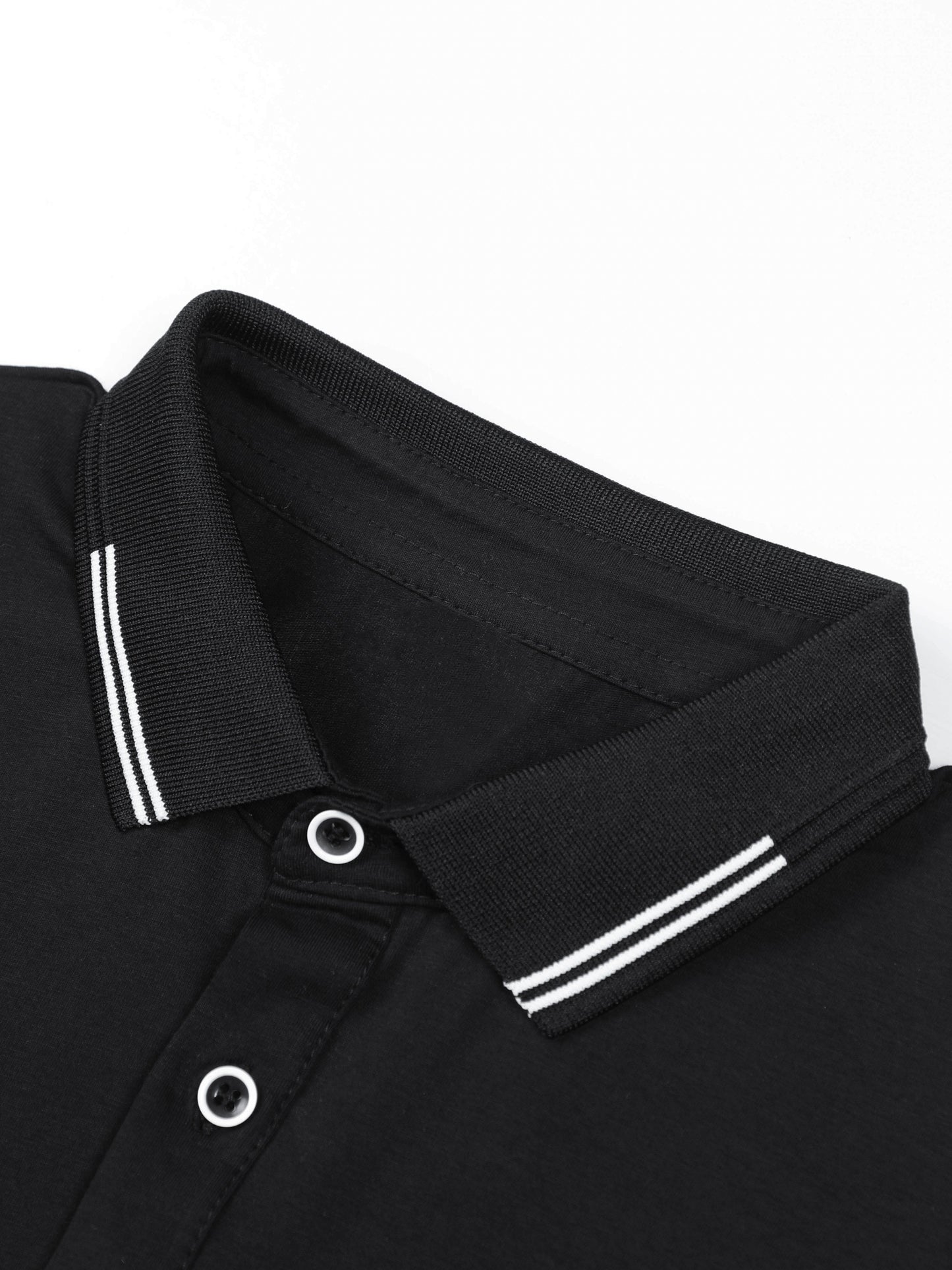 Men's Lightweight Cotton Stretch Business Shirt with Lapel Collar