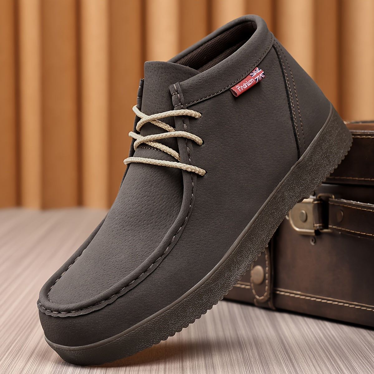 Men's Casual Chukka Boots with Premium TPR Sole for All Seasons