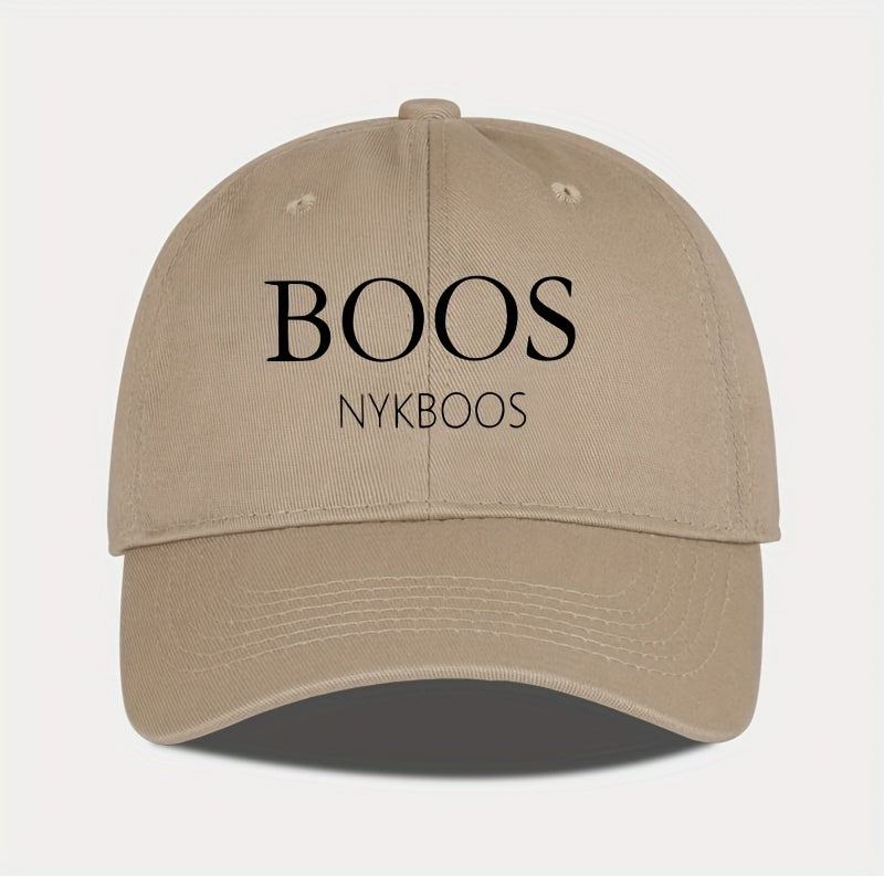 MLFO ամենօրյա «BOOS NYKBOOS» բեյսբոլի գլխարկ, թեթև պոլիեսթերից, կարգավորվող չափսերով, կոր եզրով, ձեռքով լվացվող, 5 գույն, Շնորհակալության օրվա և Հայրերի օրվա նախշերով
