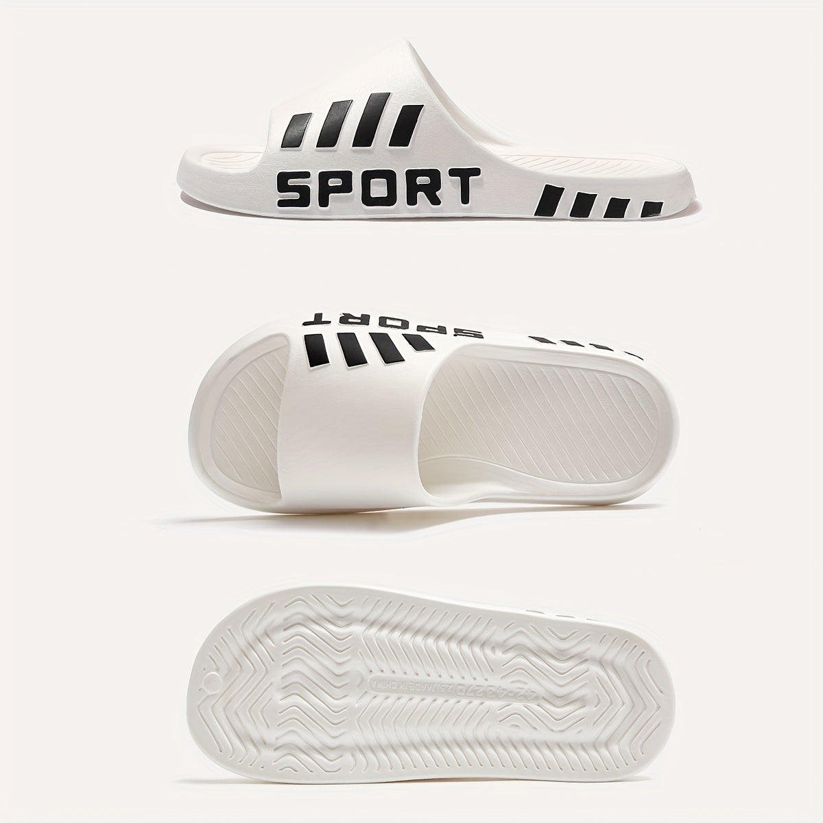 Men'S Stylish Slippers - Non-Slip, Odor-Resistant Summer Beach Sandals | Comfortable EVA Open-Toe Slides, Suitable for Indoor And Outdoor Wear, Summer Sandals - ayq