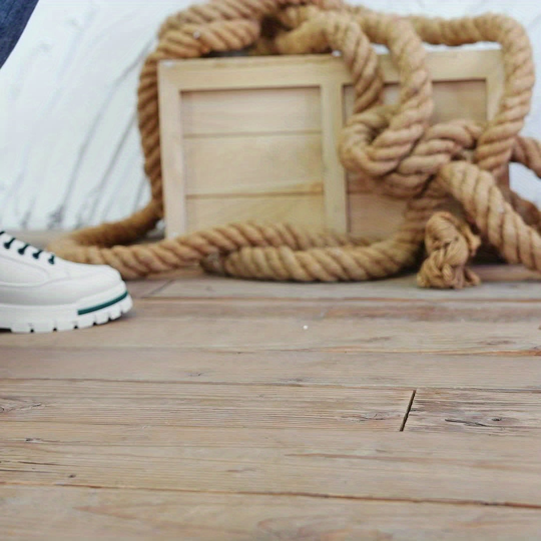 Men's Vintage Casual Fleece-Lined Snow Boots - Brown Faux Cover with Black Accents, Lace-Up Design, Thick PVC Sole for Winter & Fall, Round Toe Comfort, Everyday Winter Footwear, Winter Boots,  Style Boots, Durable Winter Foo