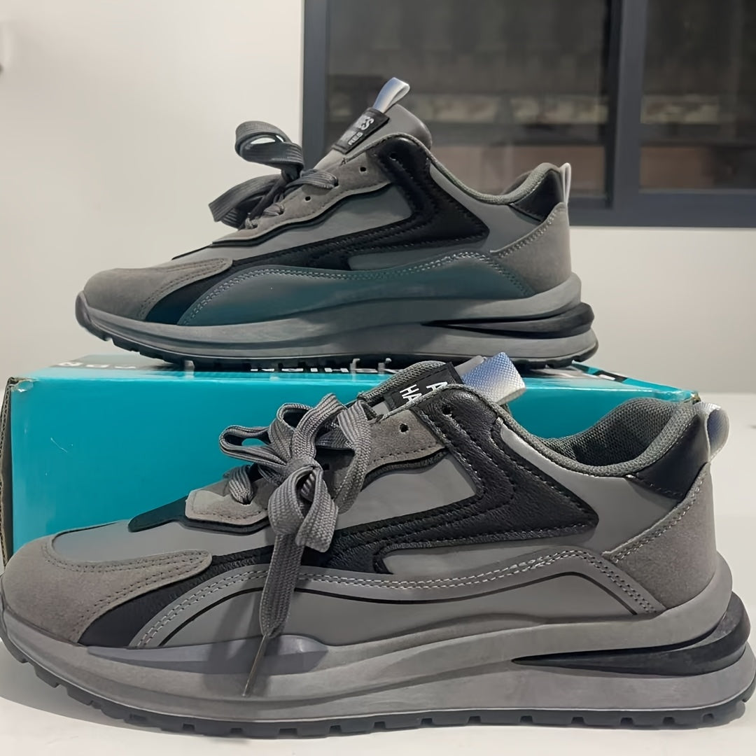 Men's Winter New Versatile Thick-Sole Slip- Durable Casual Running Sports Dad Shoes