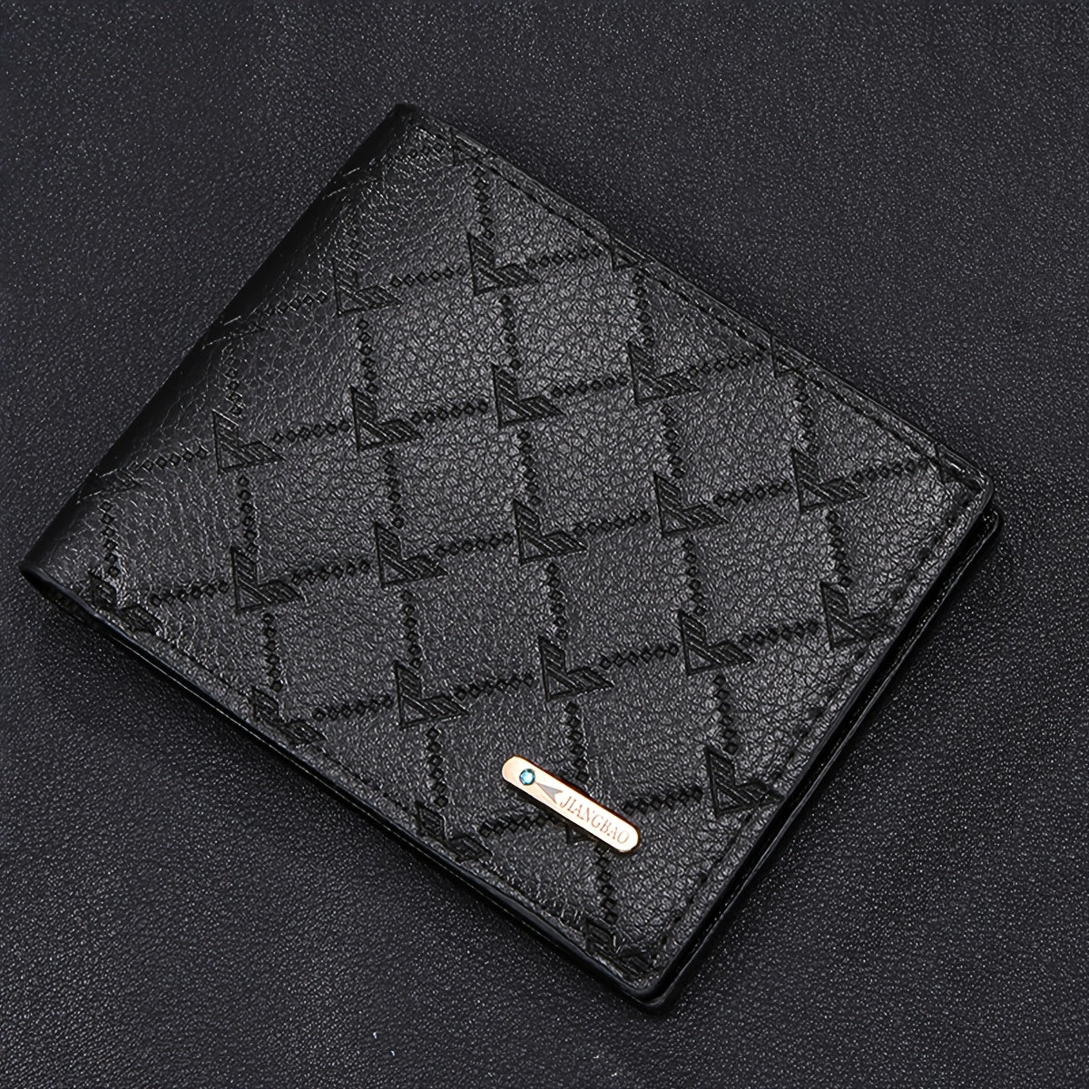 This Men's Belt and Wallet Set Features a Belt Crafted from Textured PU Leather with a Stainless Steel Buckle. Its Minimalist Design Suits Various Occasions, Combining Refined Texture with a Practical Shape. This Stylish and