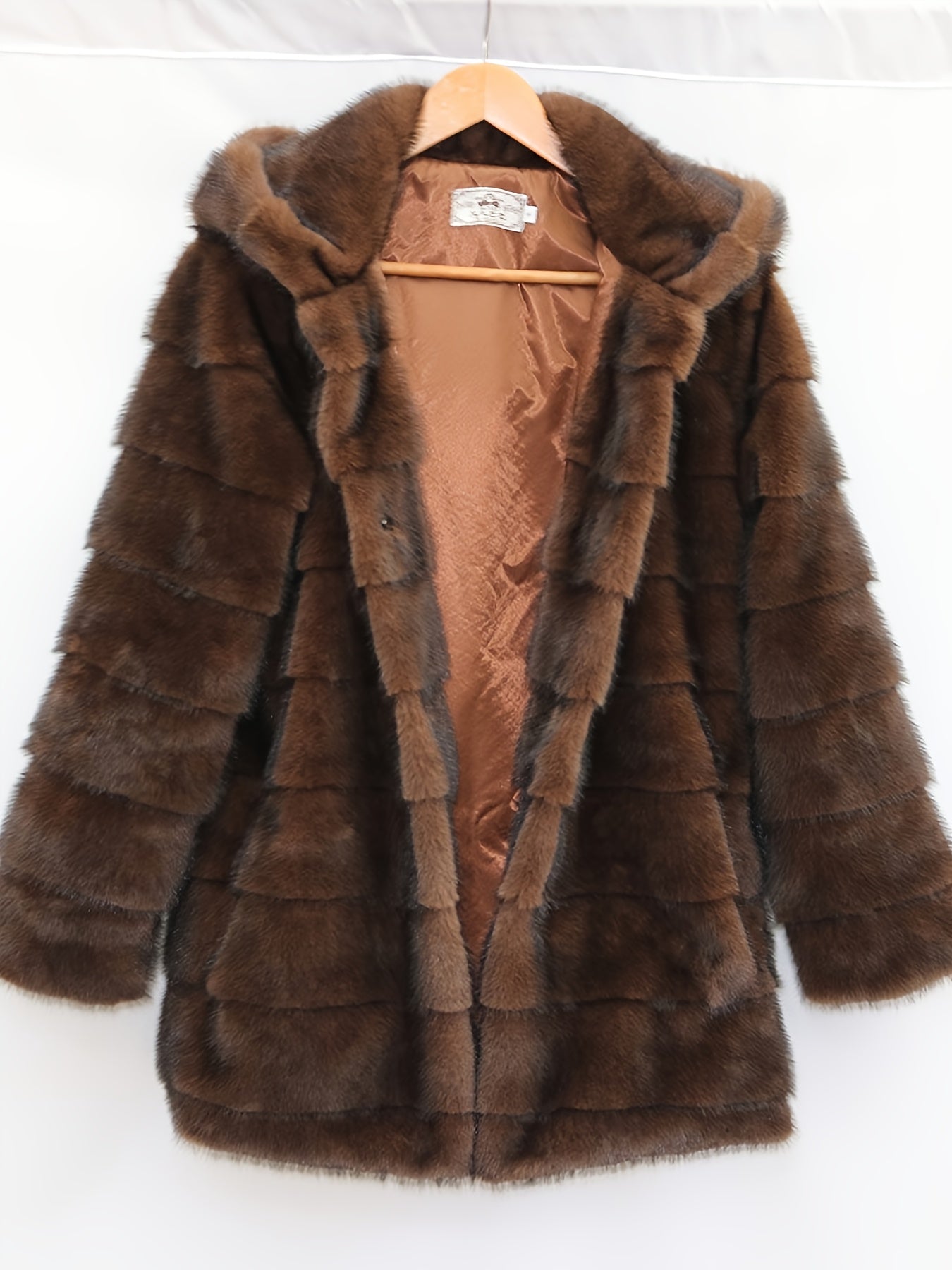 Կանացի էլեգանտ շքեղ ձմեռային վերարկու - երկար պաշտոնական և առօրյա վերարկու, չձգվող ցուրտ եղանակի բաճկոն՝ երեկույթների, գրասենյակի, առօրյայի համար - Կանացի էլեգանտ վերարկու, երեկույթի հագուստ, բարդ դիզայն, փափուկ հյուսվածք, ոճային ձմեռային վերարկու