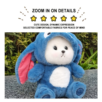 Cartoon Bear Plush Toy, Transforming Bear Doll, Cute Stuffed Toy, Adorable Teddy Bear Figure, Suitable for Halloween, Day, Thanksgiving, Easter, Christmas, Gifts, Holiday Presents, Birthday Gifts, New Year Gifts, Sofa Decorat