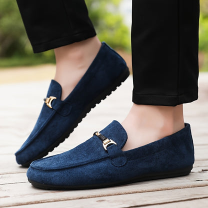 Men's Casual Canvas Slip-On Shoes Round Toe Summer Style
