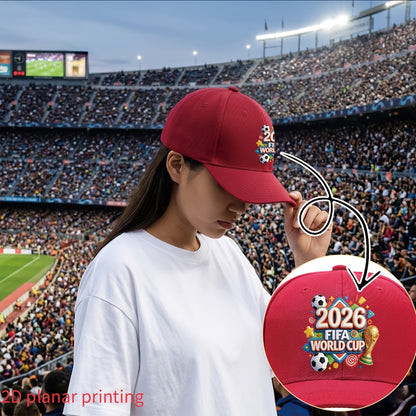 Unisex FIFA 2026 Baseball Cap – Lightweight Adjustable Sun Hat