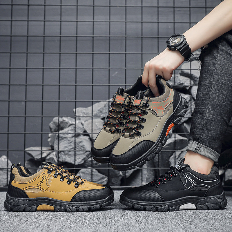 Men's Casual Low-Top Sneakers, Lightweight Lace-Up Shoes