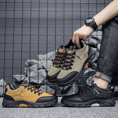 Men's Casual Low-Top Sneakers, Lightweight Lace-Up Shoes