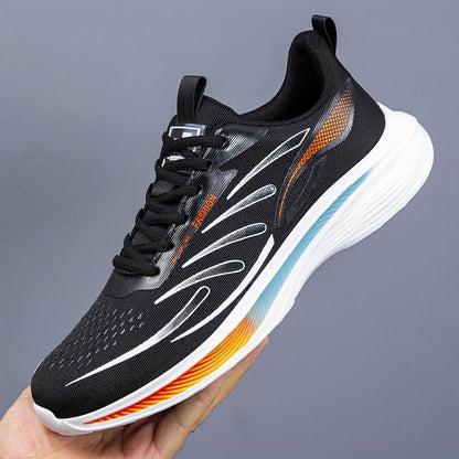Mesh Men's Running Shoes, Women's Lightweight Breathable Soft Cushioned Outsole for Road and Trail Use, Multifunctional Non-Slip Shoes Suitable for Marathon, Off-Road Cycling, Gym Aerobics, Hiking, Mountaineering, and Daily W - ayq