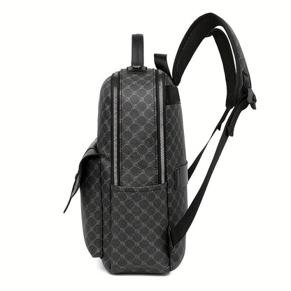 Men's Business Casual Commuter Backpack - Multi-Pocket Convertible Shoulder Bag with Suitcase Attachment, Sleek Minimalist Design for Work Travel  Daily Use, Travel Bag