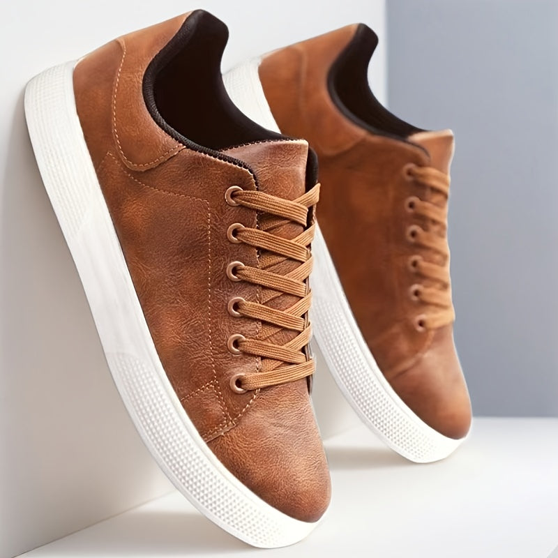 Men's Casual Low-Top Sports Shoes with Breathable Upper