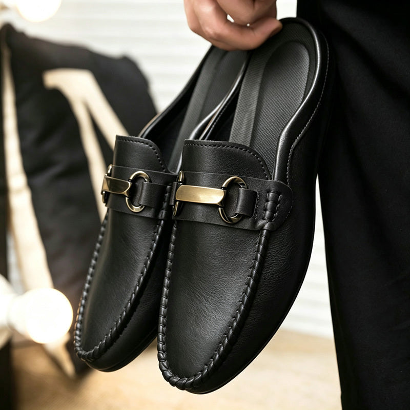 Men's Slip-On Loafers Soft Sole Casual Moccasins Brown Black