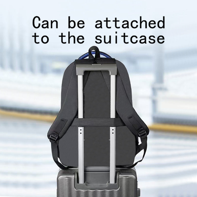 Leisure Backpack - Spring/Summer Universal, Autumn/Winter Simple Backpack, Thoughtful Gift Recommendation, Comfortable Carrying, Lightweight and Effortless, Suitable for Commuting and Various Life Scenarios [Zipper Direction - ayq