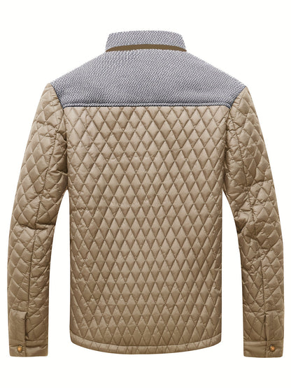 Men's Lightweight Warm Polyester Baseball Jacket for Hunting