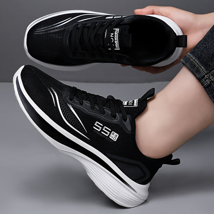 Men'S Breathable Mesh Casual Sports Shoes for Spring And Summer, Soft-Soled Non-Slip Shock-Absorbing Running Shoes for Students - Oversized Tennis Casual Walking Fitness Hiking Shoes - The Perfect Athletic Footwear for Outdoo - ayq