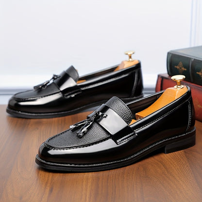 Men's Casual Slip-On Ankle Loafers with Rubber Sole