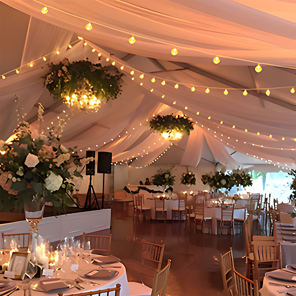 1pc, Crystal Ball Bubble Ball String Lights, 40/20/10LED, Spherical Fairy String Lights, Battery Powered, Suitable for Home, Wall Decoration, Bedroom, Party, Festival, Wedding, Autumn Decoration, Wall Decoration, Halloween, T