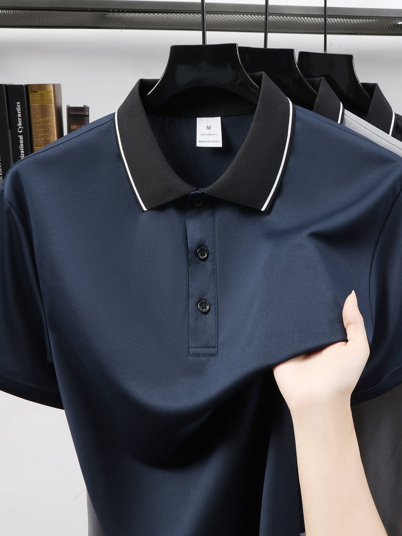 Quick-Dry Men's Short-Sleeve - Trendy Calvin Print - ayq