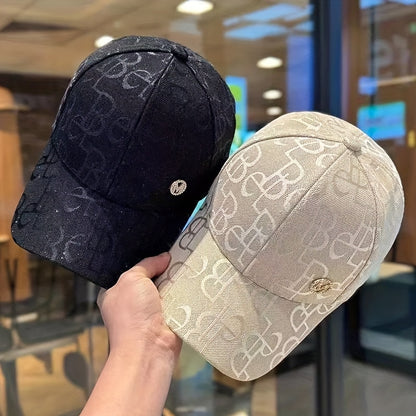 Women's Lightweight Adjustable Baseball Cap with Embroidered Design