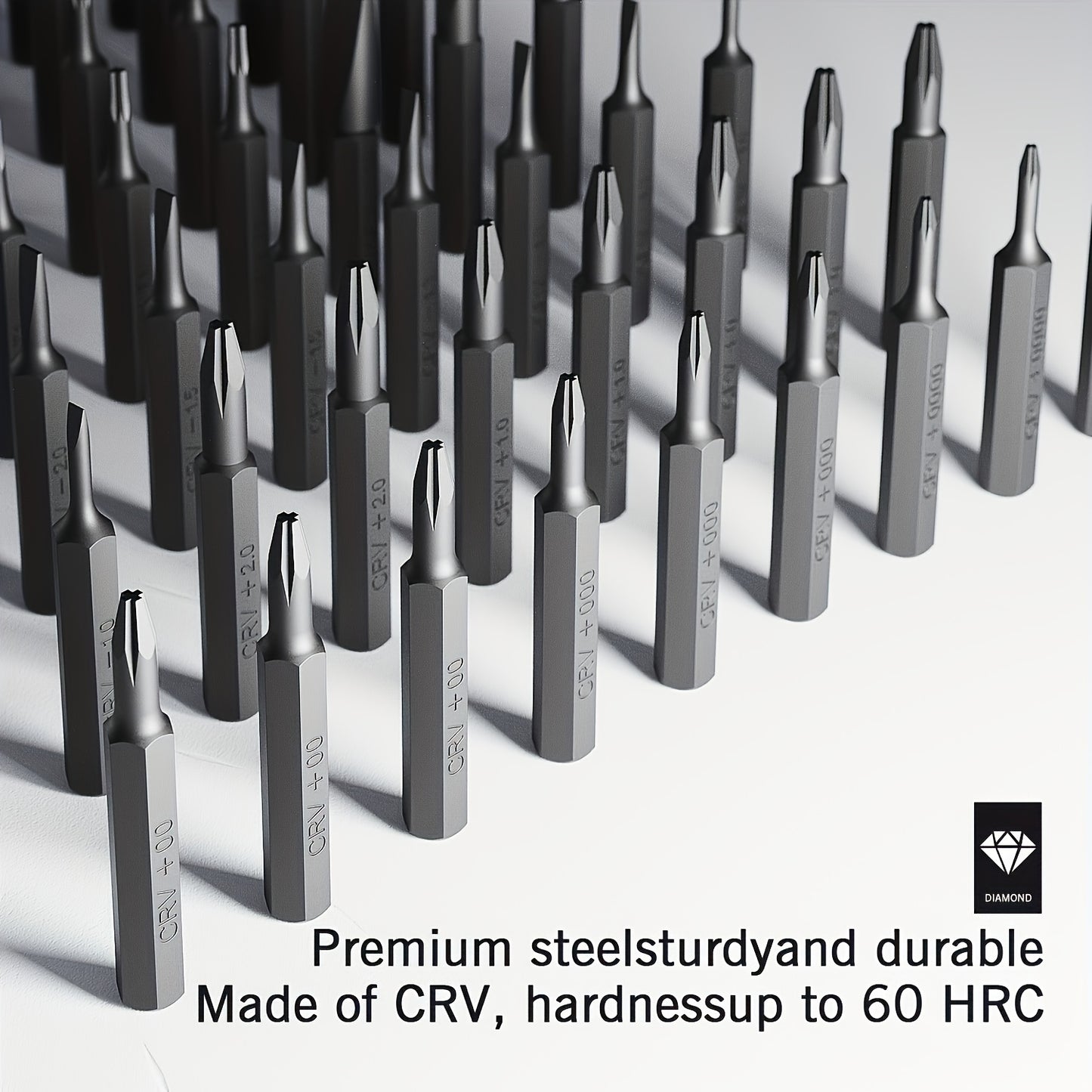 115 in 1/132 in 1 Precision Screwdriver Set | Magnetic Driver Head, Torx and Hex Keys, Chrome Vanadium Steel, Anti-Corrosion End, Non-Slip Grip, for Computer, Watch, Small Electronics, and Cell Phone Repair | Chrome Vanadium