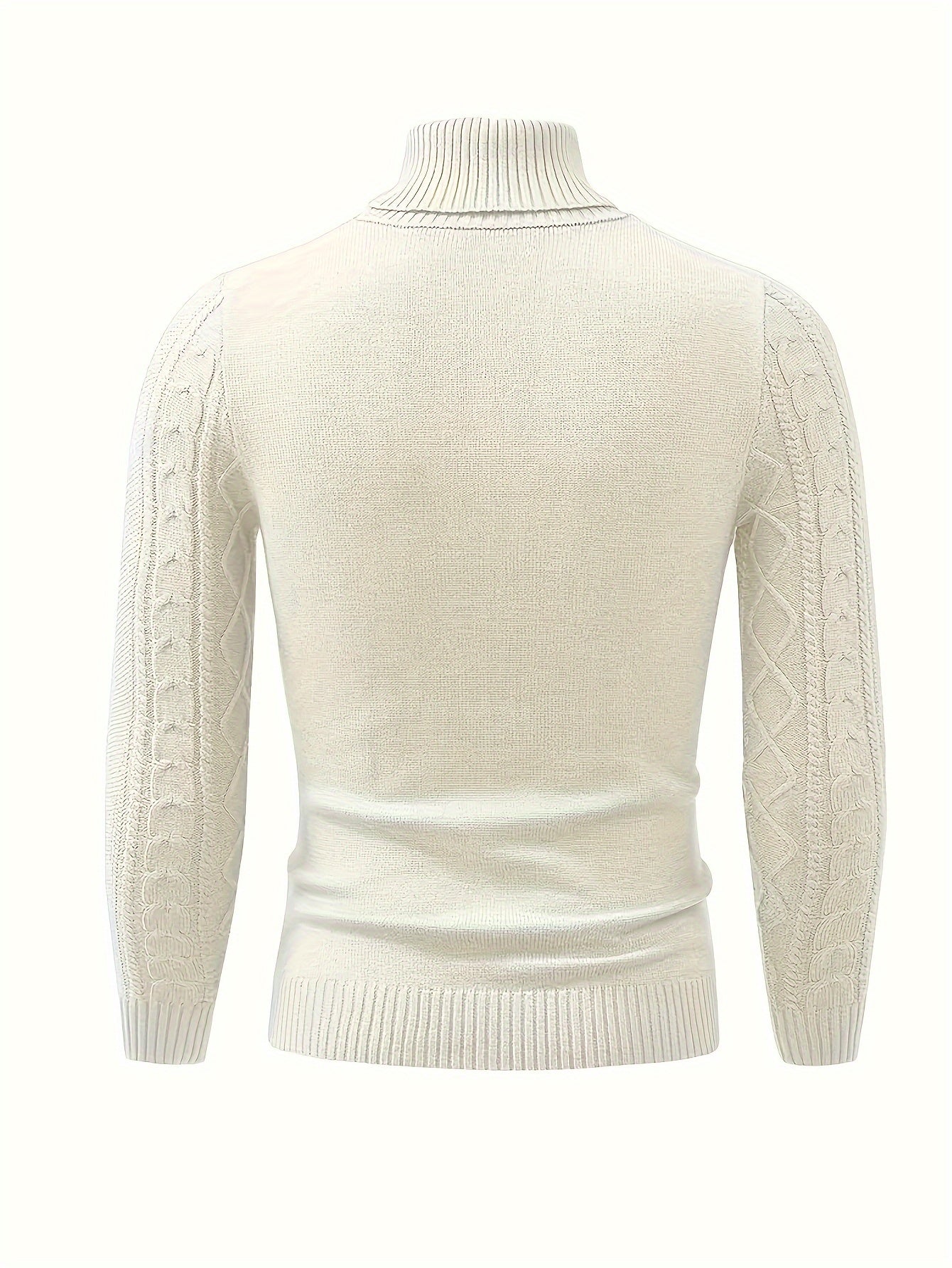 2024 New Cross-Border Men'S Plaid Knit Pullover Sweater (Men'S Warm Top)