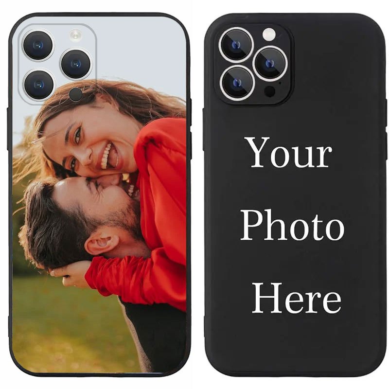 Customizable Shockproof TPU Phone Case for iPhone Models