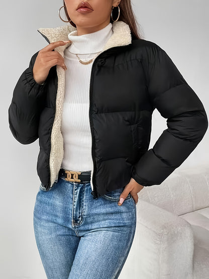 Women's Warm Thickened Padded Coat Jacket for Autumn Winter