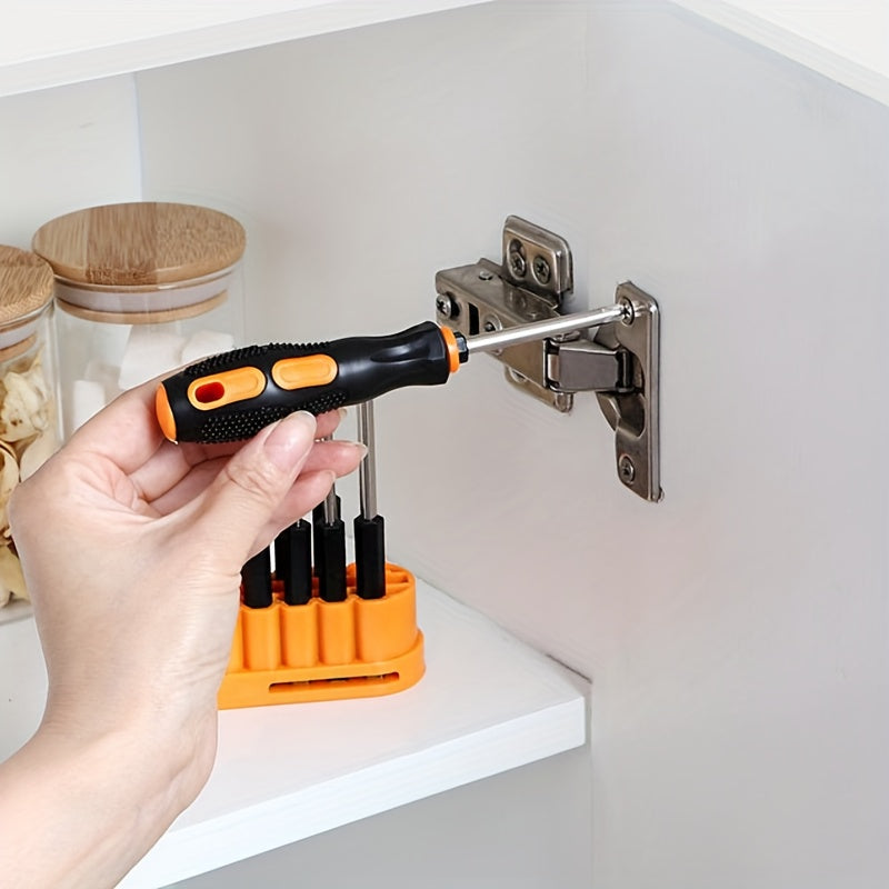8-In-1 Precision Screwdriver Kit, a Versatile Manual Tool Set Featuring Interchangeable Bits, Suitable for Both Metal And Plastic, Designed As a Non-Electric Professional Repair Tool for Electronics And Computers.